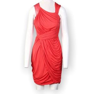 FENDI Coral Drape Dress